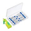 18pcs Plastic Box Sewing Machine Twin Needles Double Stitch Needles  Household Sewing