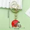 Creative Sports Keychain: PVC Rubber Football, Tennis, Basketball, Rugby Pendant - Small Gift