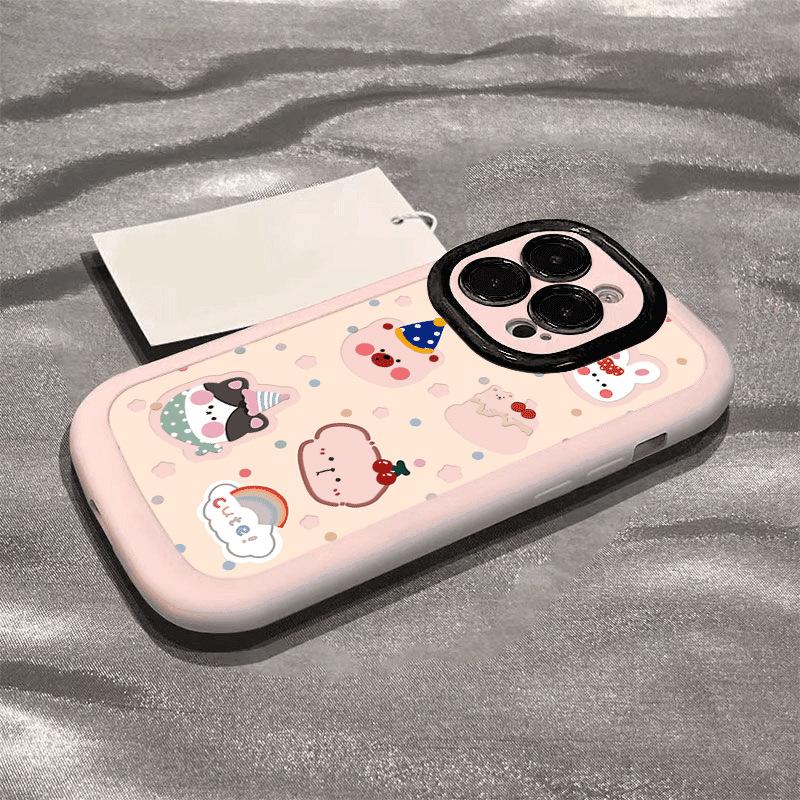 Cute Cake Puppy Suitable for 17 Apple 15 Mobile Phone Case Huawei Mate60oppo Xiaomi 14vivo Honor 10