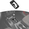 For Gear Shift Panel Cover Trim for Wrangler JKU 2011-2017 Black Carbon Fiber Gr