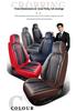 All-Season Napa Leather Seat Cushion Cover for Five-Seater Cars, SUVs & Off-Road Vehicles