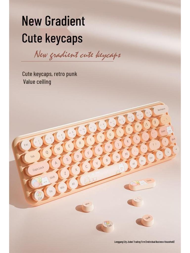 Leises kabelloses Tastatur- und Maus-Set für alle Geräte - Kompatibel mit Xiaomi, Lenovo Desktop-PCs, Laptops und Tablets