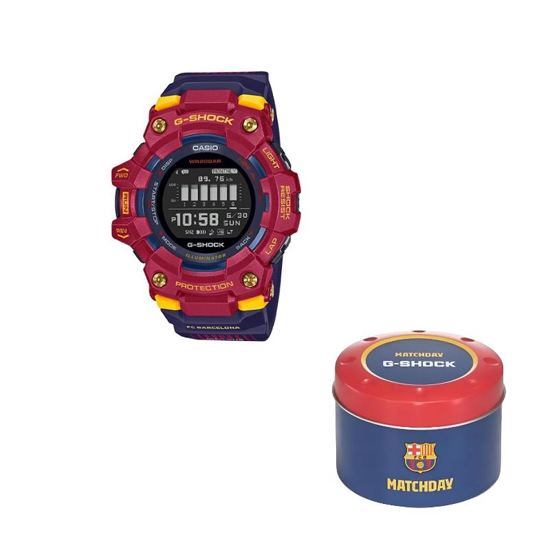 

CASIO G Shock X Matchday Inside Fc Barcelona GBD 100BAR 4 GBD-100BAR-4 Purple Strap