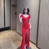 2025 Spring/Summer Sexy Retro Cheongsam: High-End Slit Style