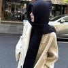 1Pc One Piece Hat Shawl Cold Proof Hooded Neck Protection Hat Windproof Scarf Warm Neck Protection