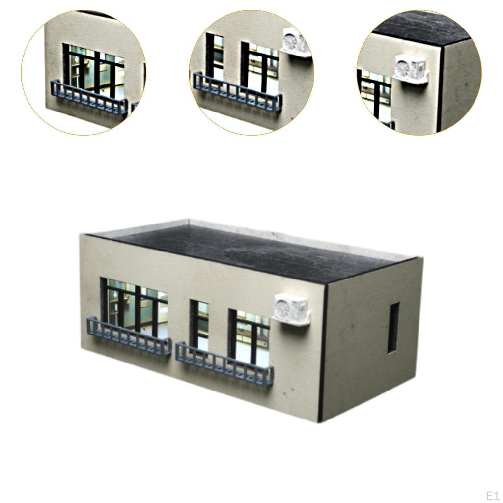 1/64 HO Model Diorama for Tabletop Use, Sand Table Accessories