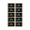 10PCS 3D Epoxy Resin Car Interior Decoration Sticker Decal Accessories For Citroen C1 C2 C3 Aircross C4L C-ELYSEE C3-XR Celysee aiv256