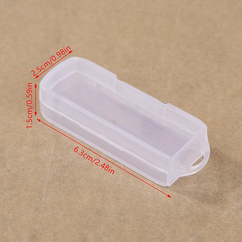 5Pcs Pc Usb Flash Drive Cases Contemporary Style Storage Boxes With Lids For Otg Rotating Drives Home Organization Storage Bins