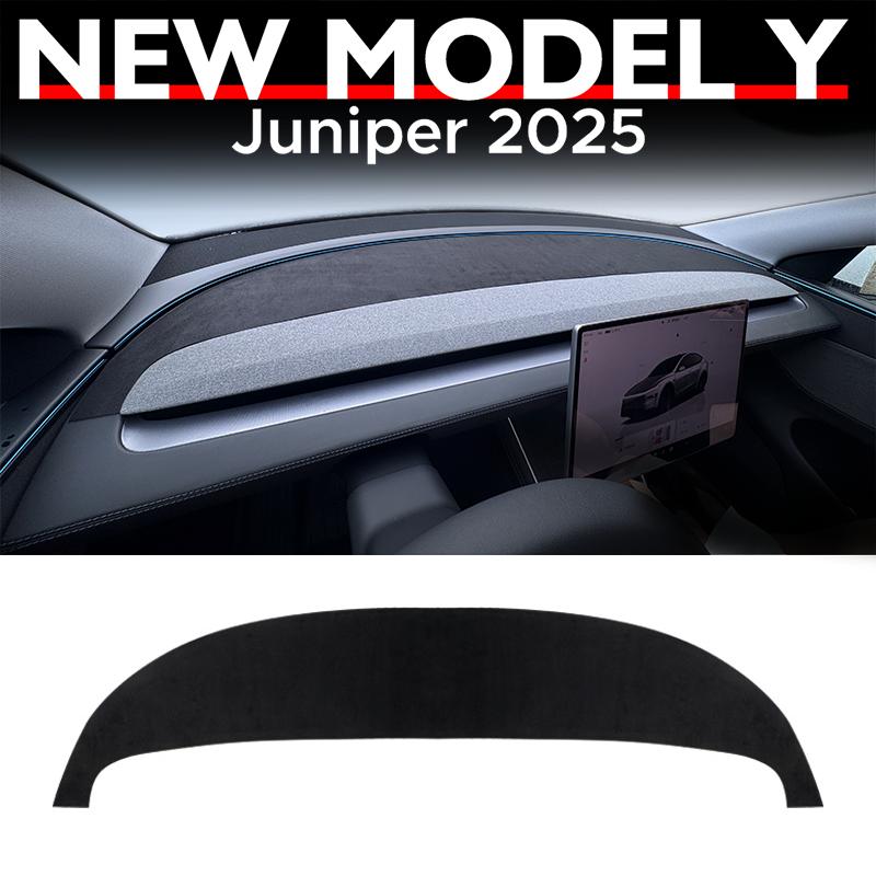 TESY For Tesla Model YL Y Juniper Launch Standard Dashboard Cover Pad Suede Sunshade Protector Anti-UV Dash Mat Non-slip Pads