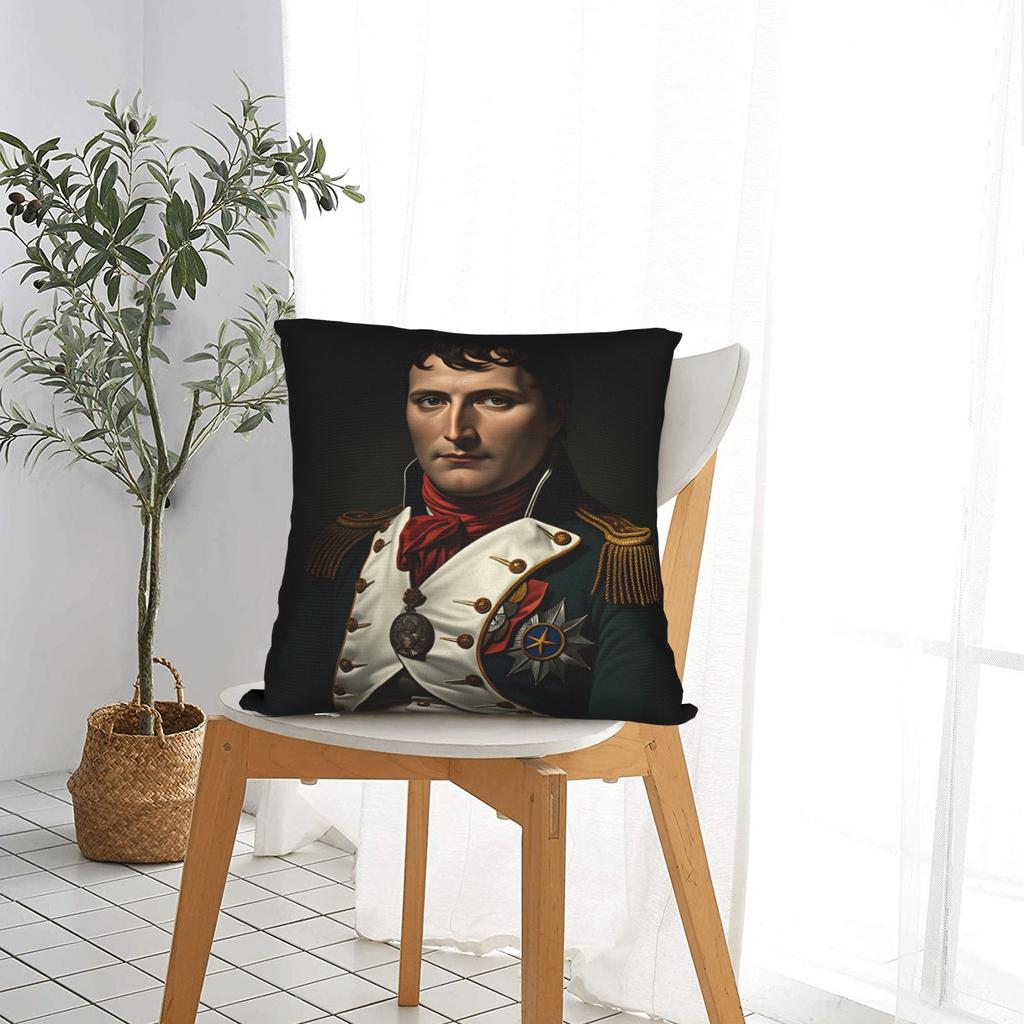 Napoleon Bonaparte Kuddöverdrag Roligt Kuddöverdrag För Vardagsrumssocah Grafiska Kuddfodral Födelsedagspresent