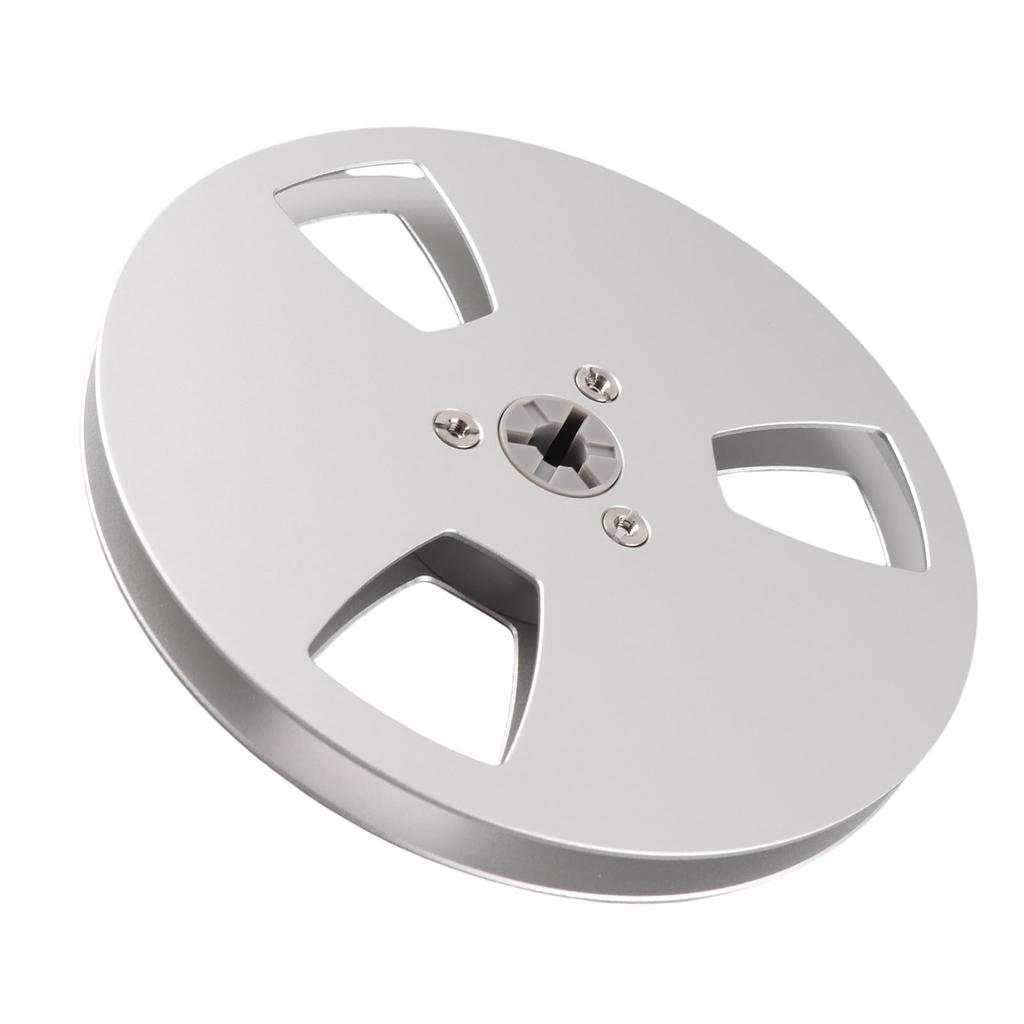 1 4 5 Inch Empty Tape Reel Aluminum Alloy 3 Hole Opening Machine Part Recording Takeup Reel