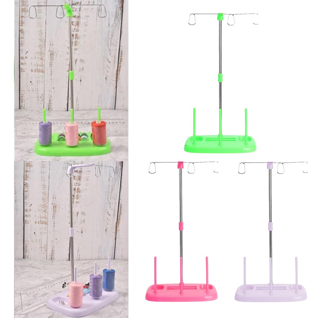 Stable 3 Thread Spool Holder Stand Set for Household Embroidery Sewing Machines Accessories