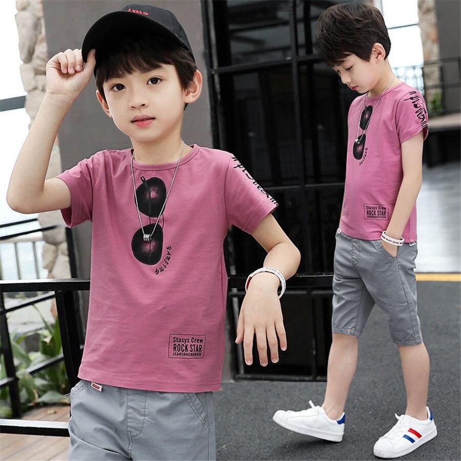 Teen Boys Clothing Sets Summer Boys Clothes Casual Outfit Kids Tracksuit for Boys Sport Suit Children Clothing 6 8 9 10 12 Year