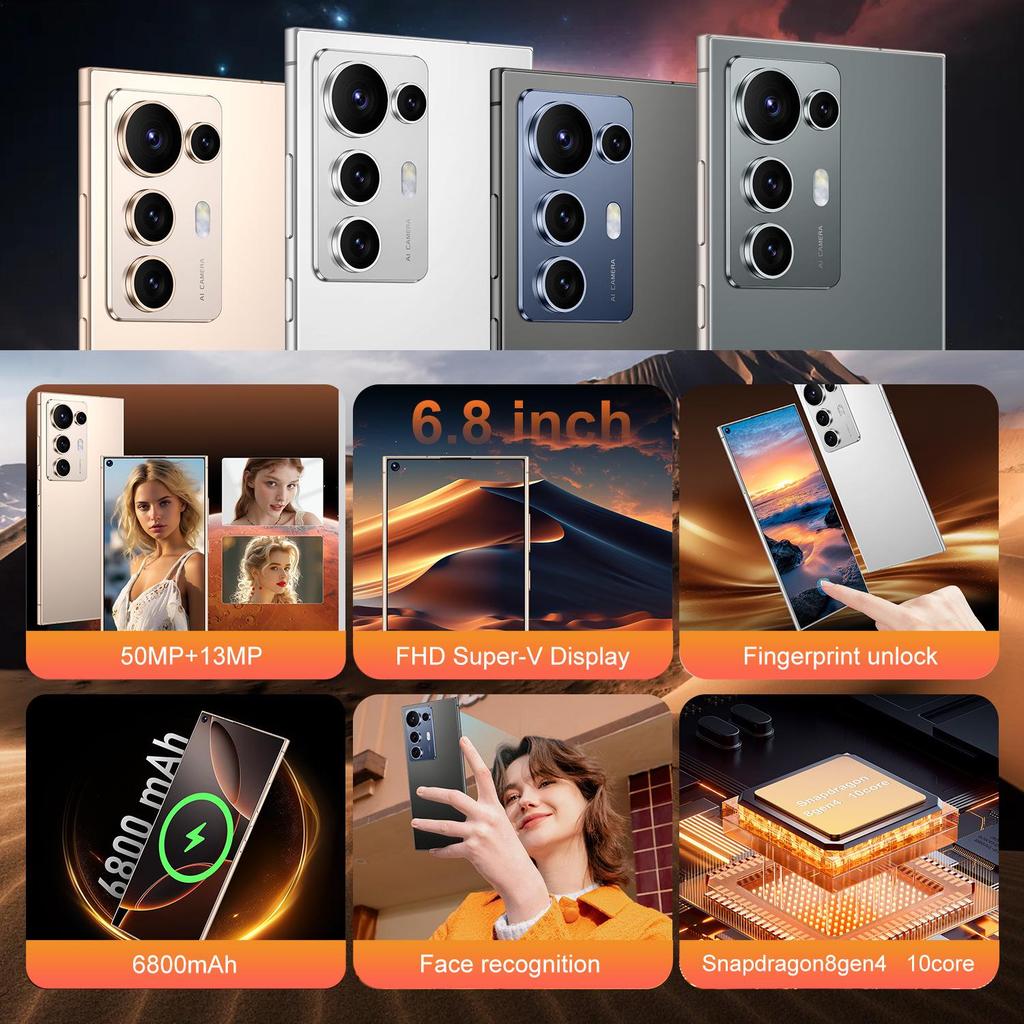 C25 Ultra 7.3-Inch Android Smartphone, 16GB+1TB, New Model