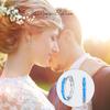 White Gold-Plated Small Opal Hoop Earrings