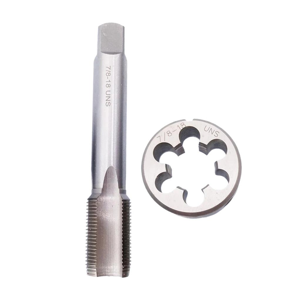 High Quality Tap Indexable Inserts Right Hand Round Handle Tap UNS Die 45mm Diameter 7/8-18 UNS For Muzzle Work