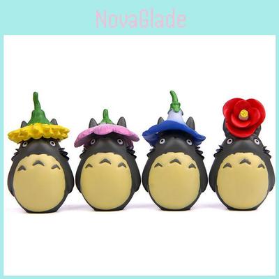 My Neighbor Totoro Sunflower Resin Figurine With Creative Garden Scene For Giftgiving And Home Decor