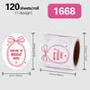 120Pcs Thank You Hava A Good Day! Sticker For Seal Labels Gift Label Business Handmade Stationery Stickers