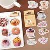 46Pcs Afternoon Tea Sticker Books Scrapbooking DIY Note Paper Sticker Flakes Stationary Office Accessories Art Supplies