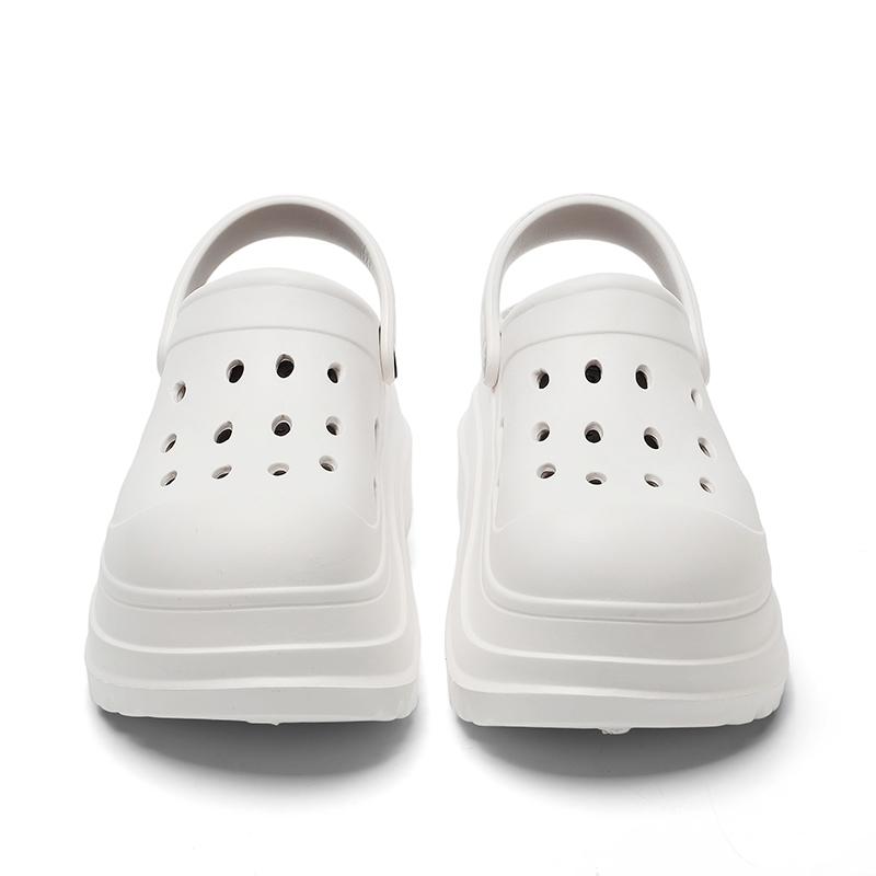 Zoccoli Fondo Spesso Estivi 2026 Scarpe da Giardino Donna Antiscivolo Impermeabili Sandali da Spiaggia Piscina Donna Piattaforma in Eva a Punta Chiusa