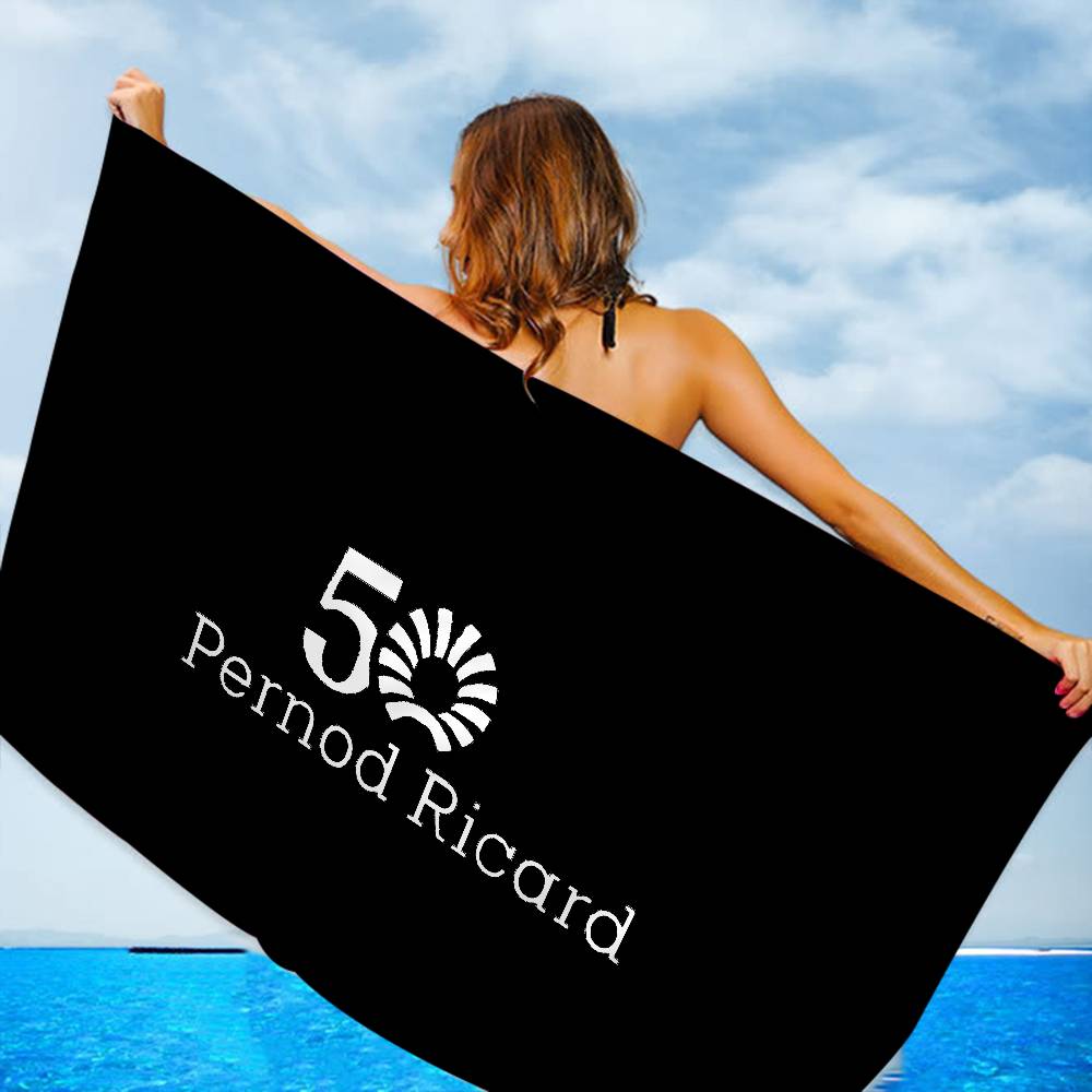 R-RicardS LOGO Microfiber Blanket Quick Drying Beach Towels Oversized Printing Super Absorbent Pool Towel Blanket