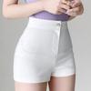 Sommer Hohe Taille Schlank Shorts Frauen Koreanische Enge Elastische Tasche Hüfte Drei-punkt Casual Oberbekleidung Heiße Hosen Weibliche Kleidung