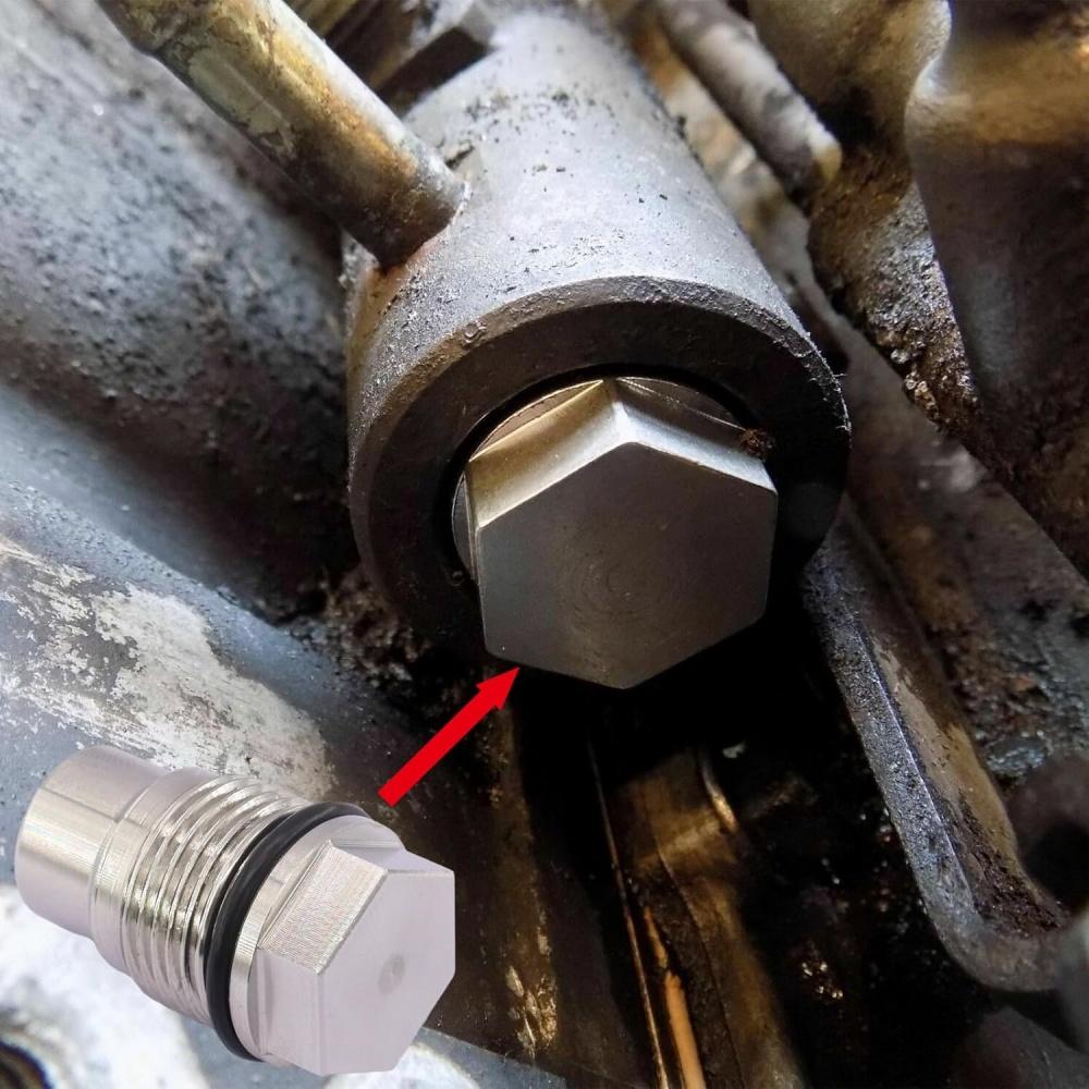 Fuel rail plug valve for Chevrolet 6.6L Dodge 6.7L