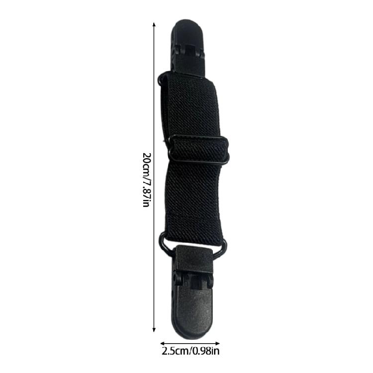 Cinghie Elastiche Flessibili Multiuso con Clip di Fissaggio Fascia Per Prevenire Ciabatte Sgualcite Durante Attività Indoor Outdoor 4pz