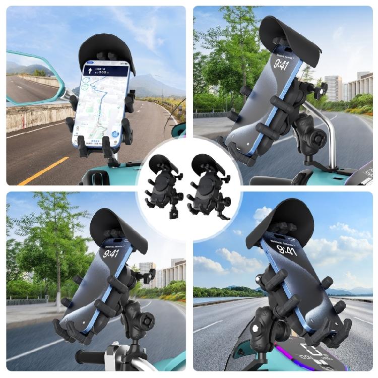 Cycling Phone Holder,Upgraded Motorcycle Phone Mount Bicycles Phone Mount Handlebar Cellphone Clamps