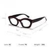 Europe and America Retro Cat Eye Anti-Blue Light Glasses Men Women Fashion Collide Color High Definition Eyeglasses