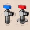 Red Blue Corner Valve Thicken Bathroom Tap Valve High Quality Water Control Valve  Kitchen