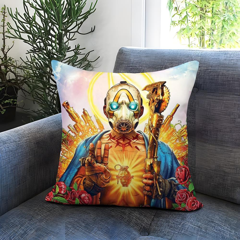 Game B-BorderlandsS Cushion Cover Comfortable Reversible Pillow Cover Ideal for Car Sofa Bedroom & Beyond