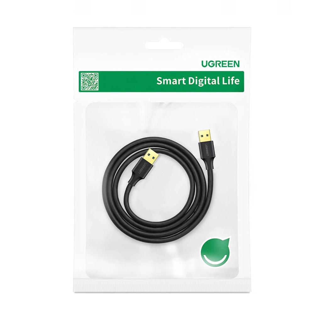 Ugreen Cable Usb-A - Usb-A Usb3.0 5Gb/S 0.5M Black (Us128)