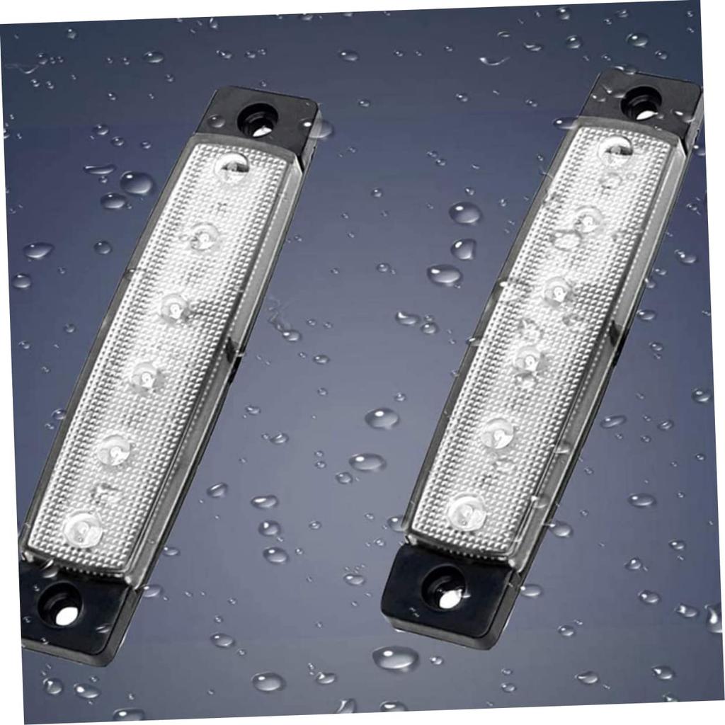 Milisten 6pcs 6 6led Boat Light On Pontoon Led Strip Light Waterproof Boat Navigation