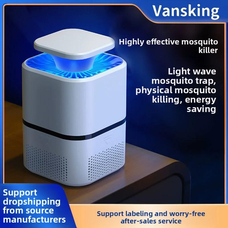 Lámpara antimosquitos eléctrica para interiores, atrapamosquitos automático para dormitorio, USB