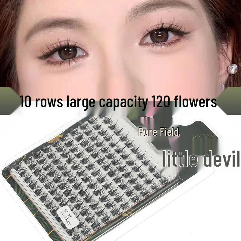 

10 Row Natural-Look Segmented False Eyelashes for Beginners