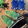 Fashion Autumn Winter Plush Slippers Women Creative Cartoon Frog Home Warm Slippers Couples Casual Comfort Furry Slides Bedroom Shoes