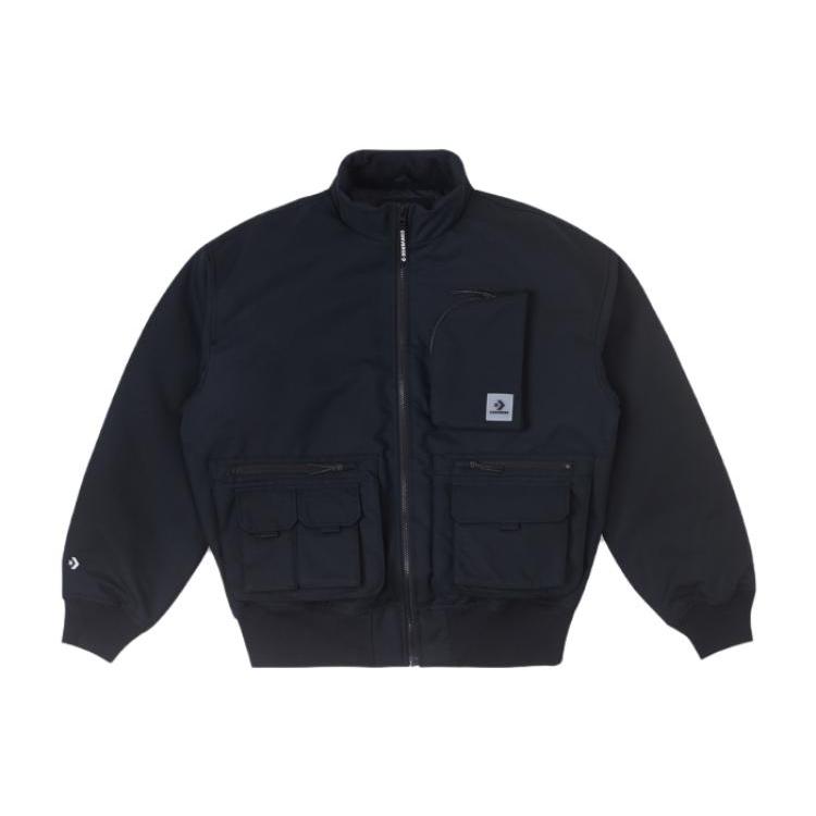 New Converse Down Jackets Men's Black 10025251-A03