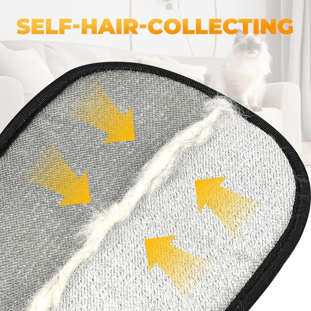 3PCS Multi-functional Static Dedusting Brush Soft Pet Hair Remover Brush Removing Gloves  Carpet