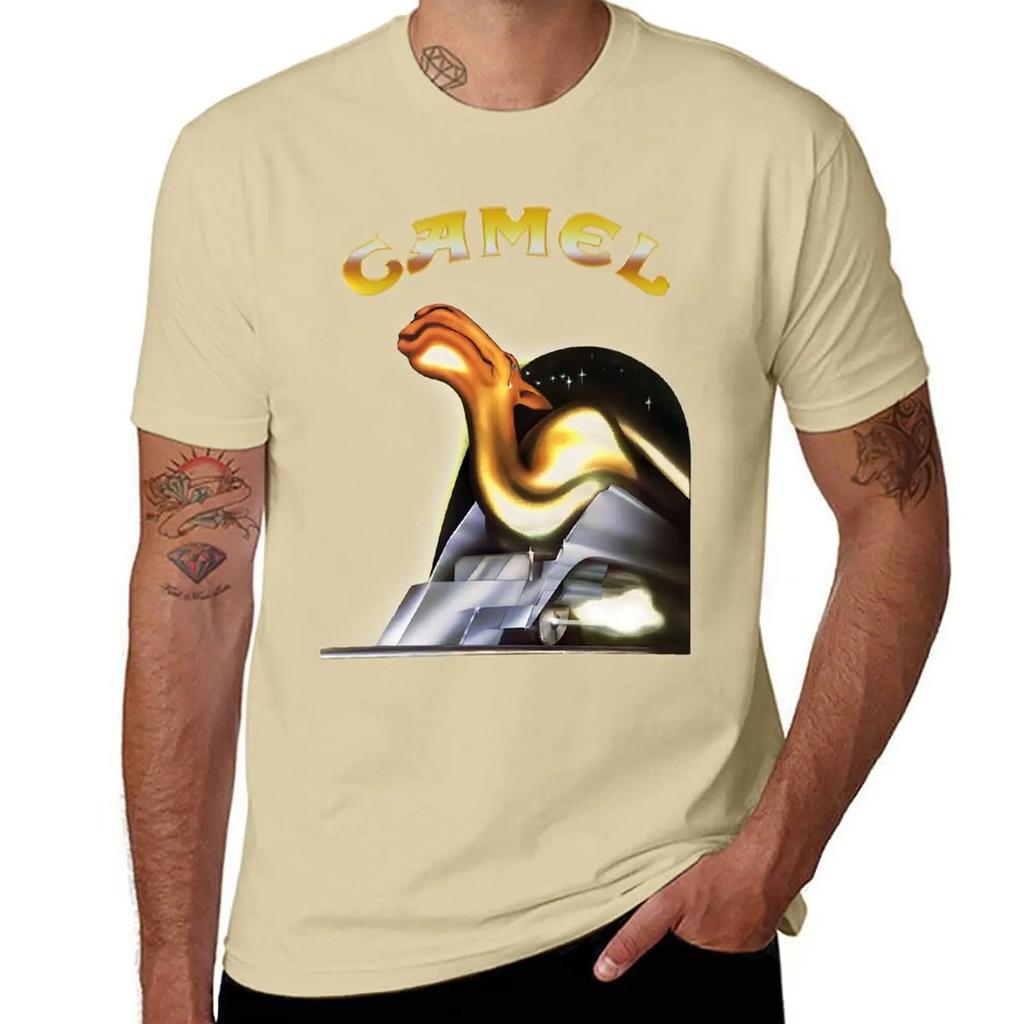 CAMEL BAND strefa komfortu koszulka koszulki koszulki z grafiką własny projekt chłopcy białe męskie koszulki z grafiką hip hop