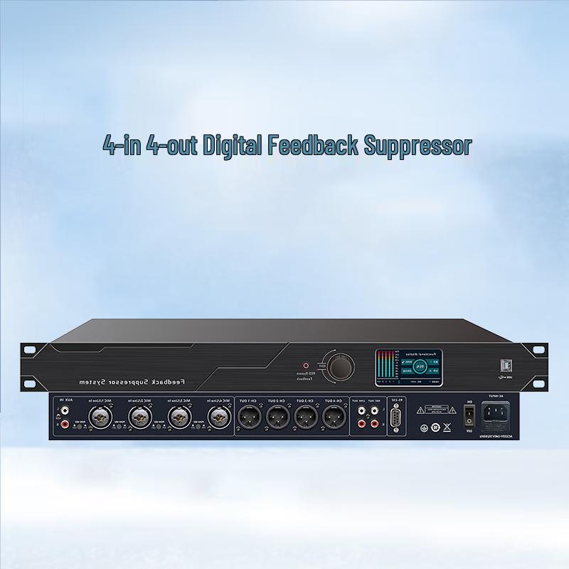 

KLAIR AUDIO TX-SR8S 4-In/4-Out Digital Feedback Suppressor (CN version)
