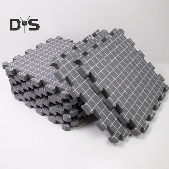 Sada pletacích blokovacích podložek Silná pěnová podložka s mřížkou Opakovaně použitelná jednostranná blokovací deska pro háčkovací nebo pletací projekty