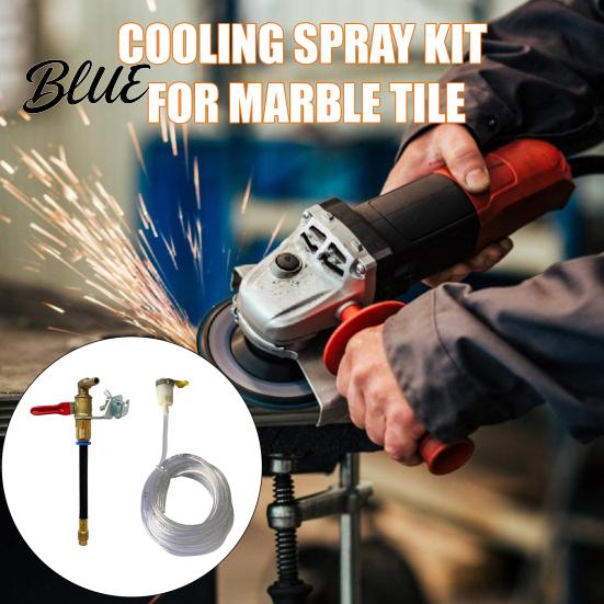 Cooling Spray Kit for Marble Tile Dust Remover Water Sprayer Cutting Machine Angle Grinder Misting System Sprayer Wet Suppression Aluminum
