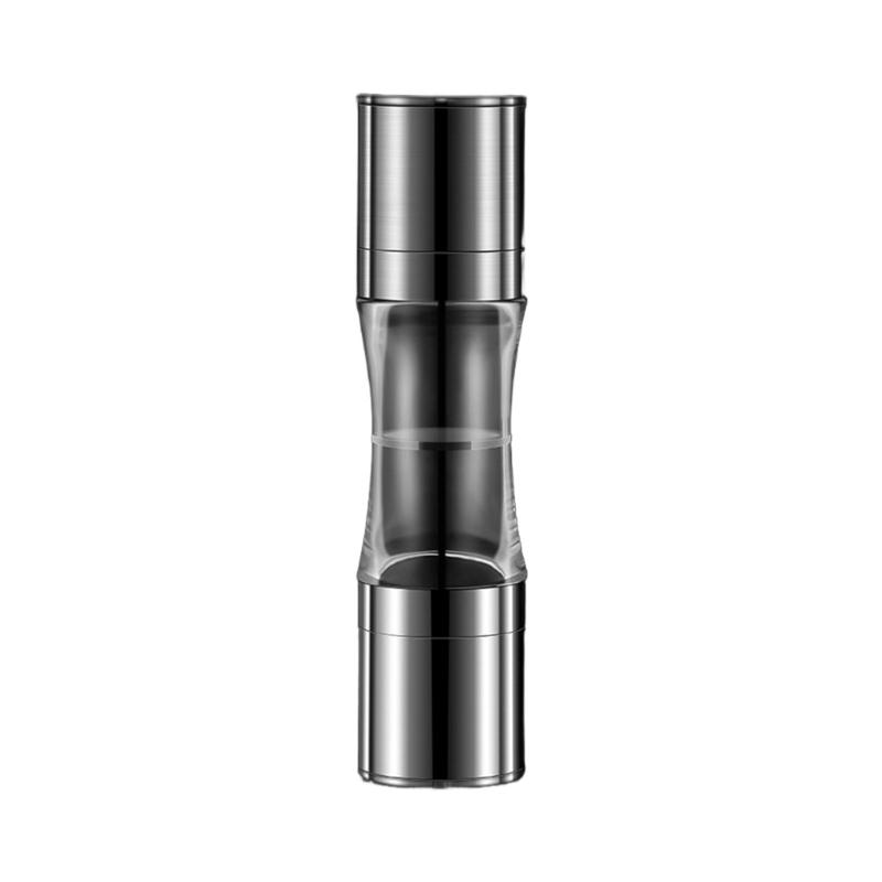 Double Head Manual Mill Seasoning Grinder Kitchen Gadget For Freshing Ground Pepper Salt And Spices At Dining Table