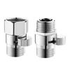 Convenient Shower Head Water Control Adjustable Brass Shower Head Shut Off Valves Smooth Operation for Hand Shower Arm