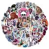 New 50PCS Monster High Waterproof Stickers PVC for Laptop Skateboard Luggage Phone