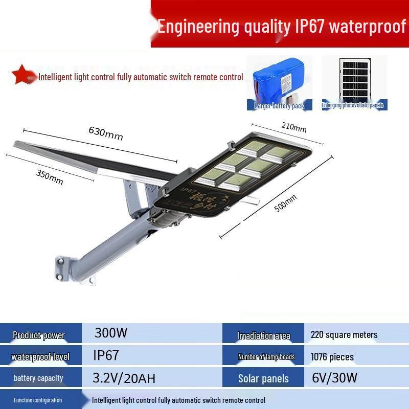 

UOSU 300W Solar Outdoor Wall Light