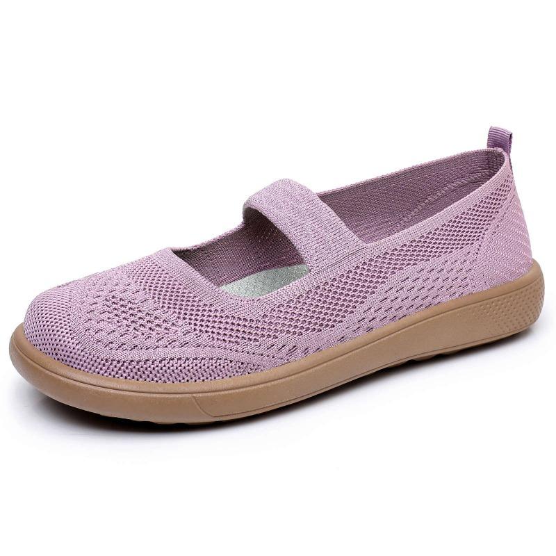 Shoes women's shoes are versatile, spring new middle-aged and old walking shoes, light and comfortable mother shoes, breathable one-pedal single shoes