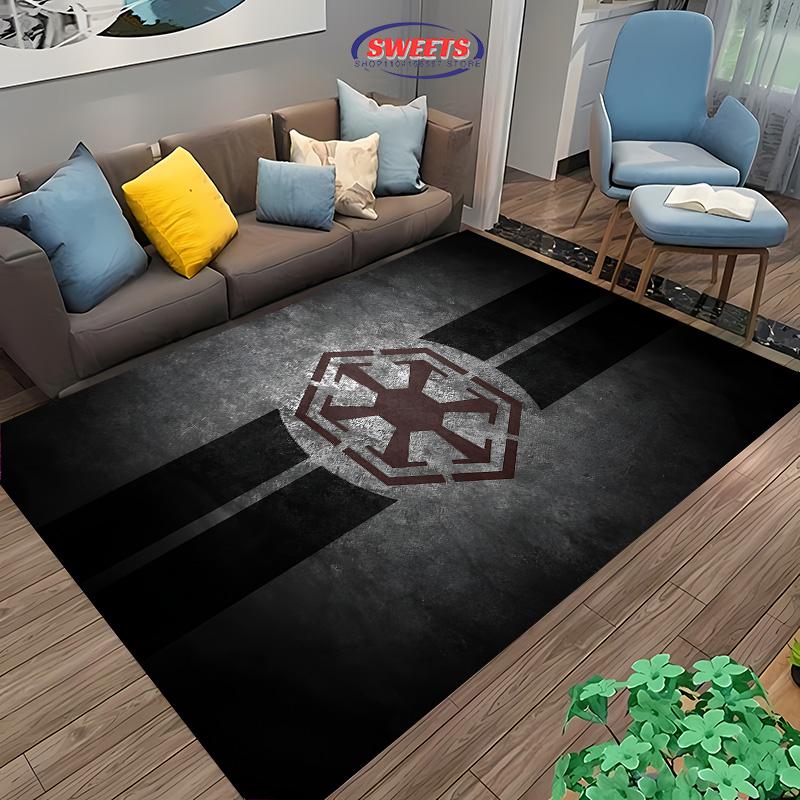 Next Day Shipping Classic L0G0 Printed Carpet,Living Room Bedroom Office Children's Room of Choice,Non-slip Machine Washable Mat