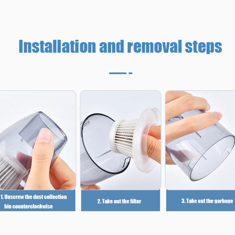 8000Pa Wireless Car Vacuum Cleaner Cordless Handheld Auto Vacuum Home & Car Dual Use Mini Vacuum Cleaner With Built-in Battrery